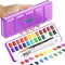 ARTISTRO Watercolor Paint Set 24 Colors, Travel Watercolor Set in Portable Box, Water Color Paint Sets for Kids, Mini Water Colors Paint Adult Set for Artists, Beginners, Amateur Hobbyists